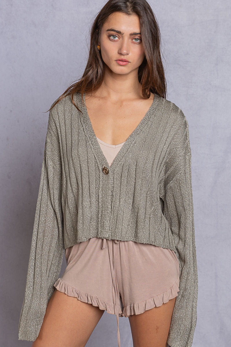 Cropped hot sale shrug cardigan