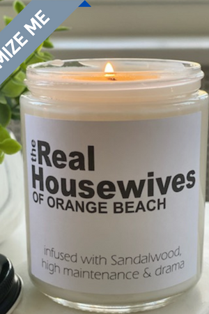 The Real Housewives custom candle of Studio City