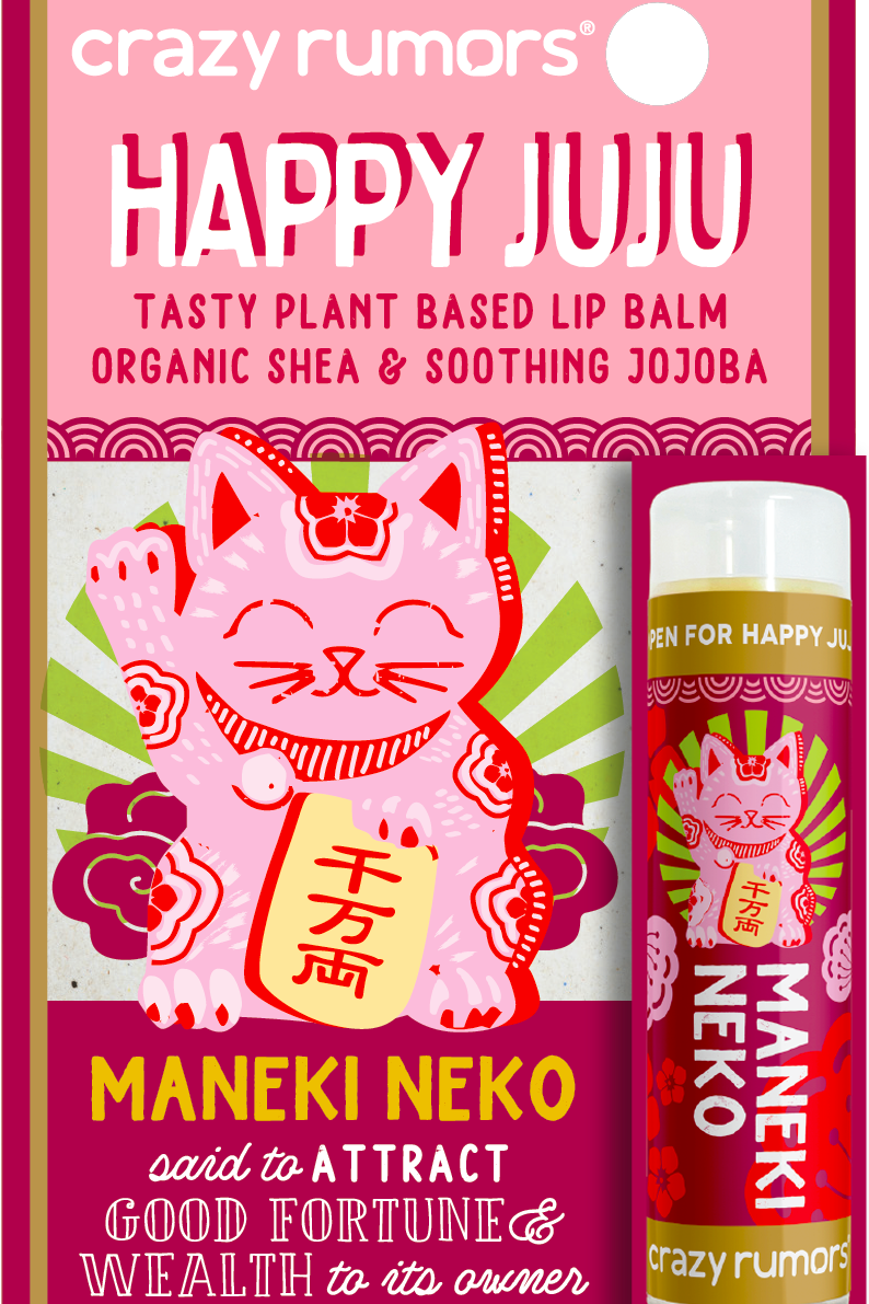 Happy Juju - Maneki Neko Lip Balm Gift Box