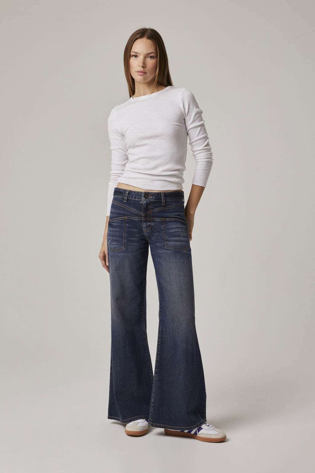 CARY HIGH RISE WIDE LEG WITH FRT AND BCK YOKE