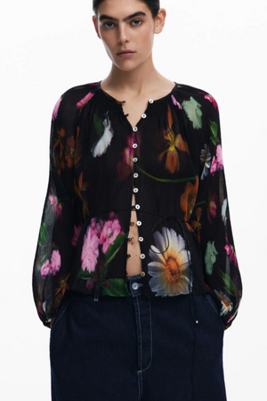 Floral Flowly Blouse