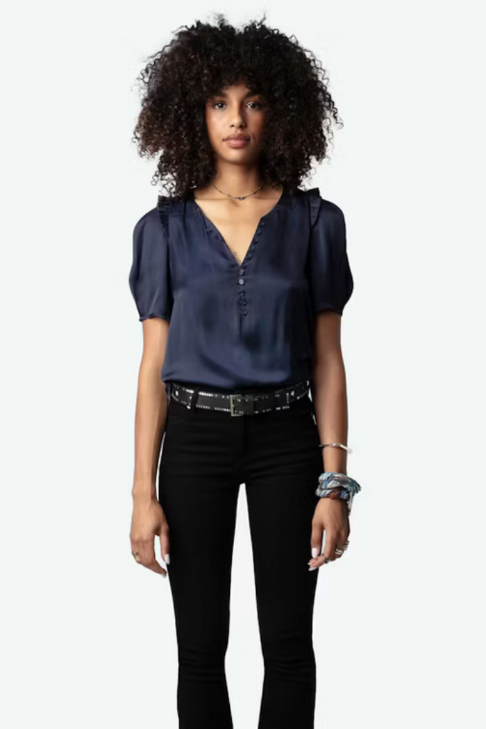 Zadig & Voltaire Twitty Satin Top