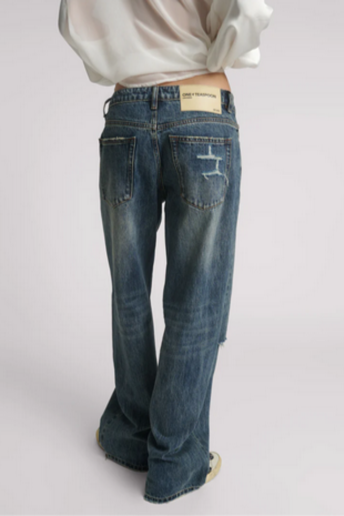 Boys Club Lowrider Low Waist Wide Leg Jeans