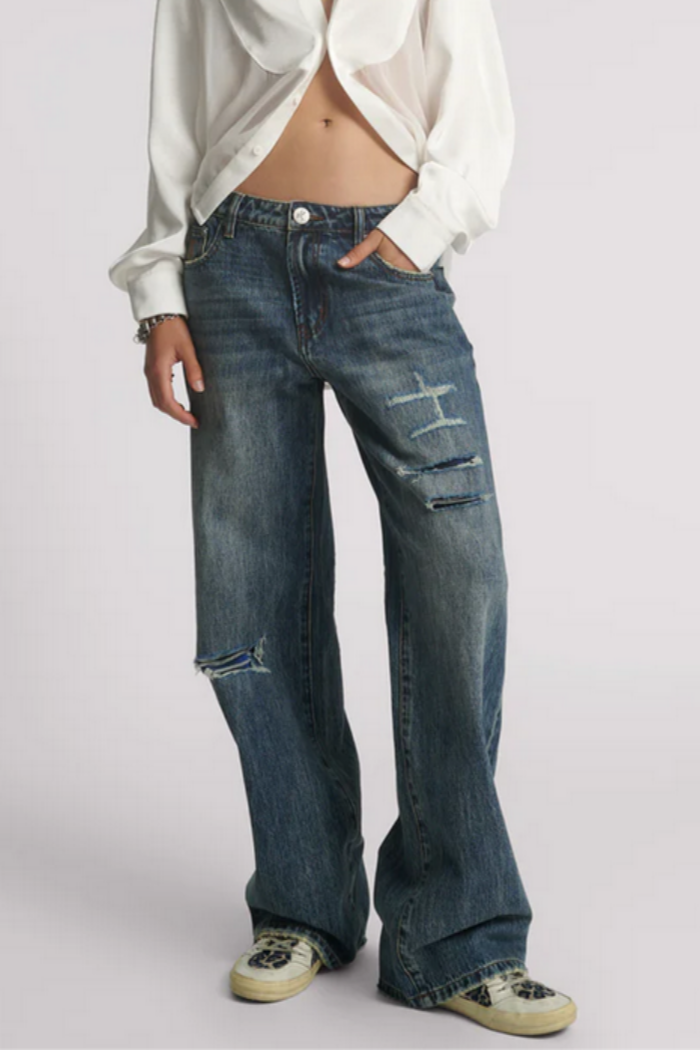 Boys Club Lowrider Low Waist Wide Leg Jeans