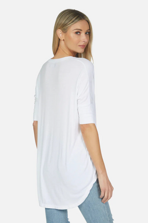 Amos Oversized V-Neck Henley