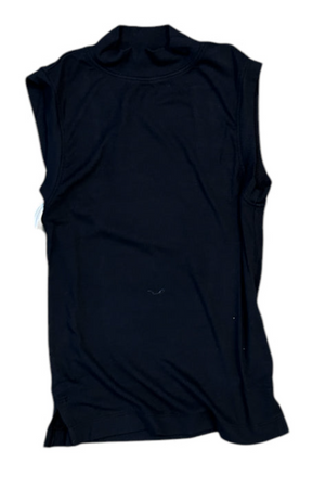 2x1 Fine Rib Mock Neck Tank