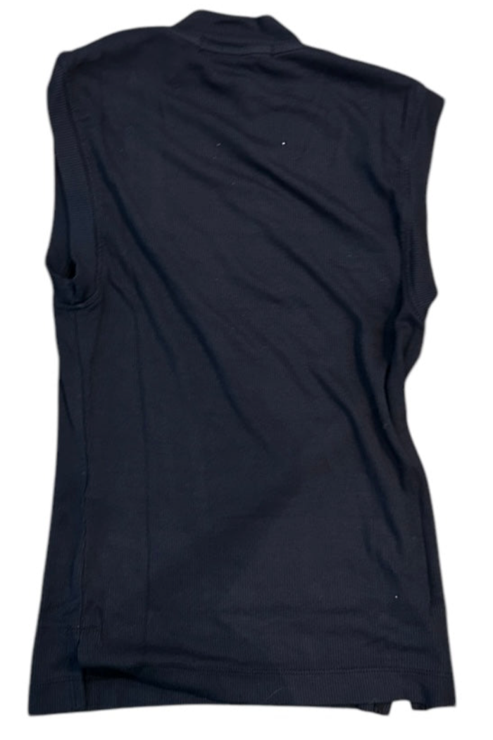 2x1 Fine Rib Mock Neck Tank