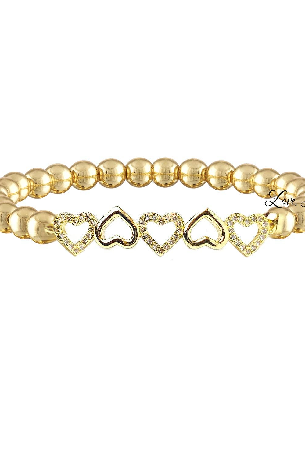 Five Hearts Of Grace Bracelet