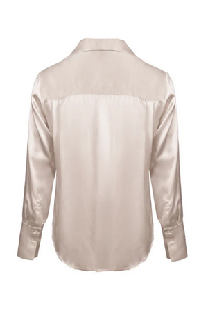 Runway Silk Shirt - Pearl