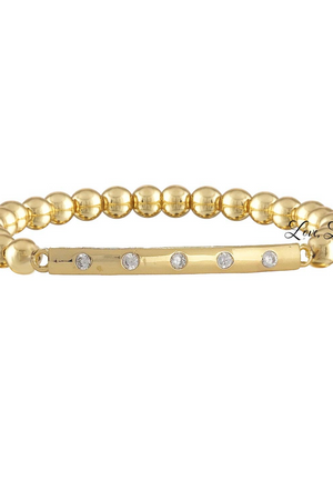 Gianna CZ Bar Bracelet