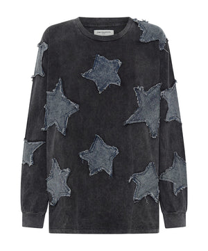 DENIM STAR BOYFRIEND LONGSLEEVE TEE