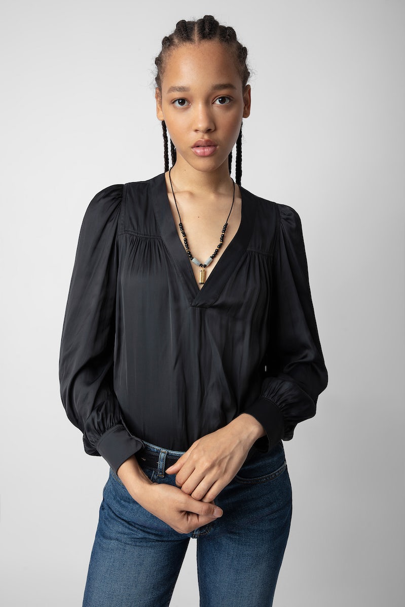 Zadig & Voltaire Telia Satin Blouse