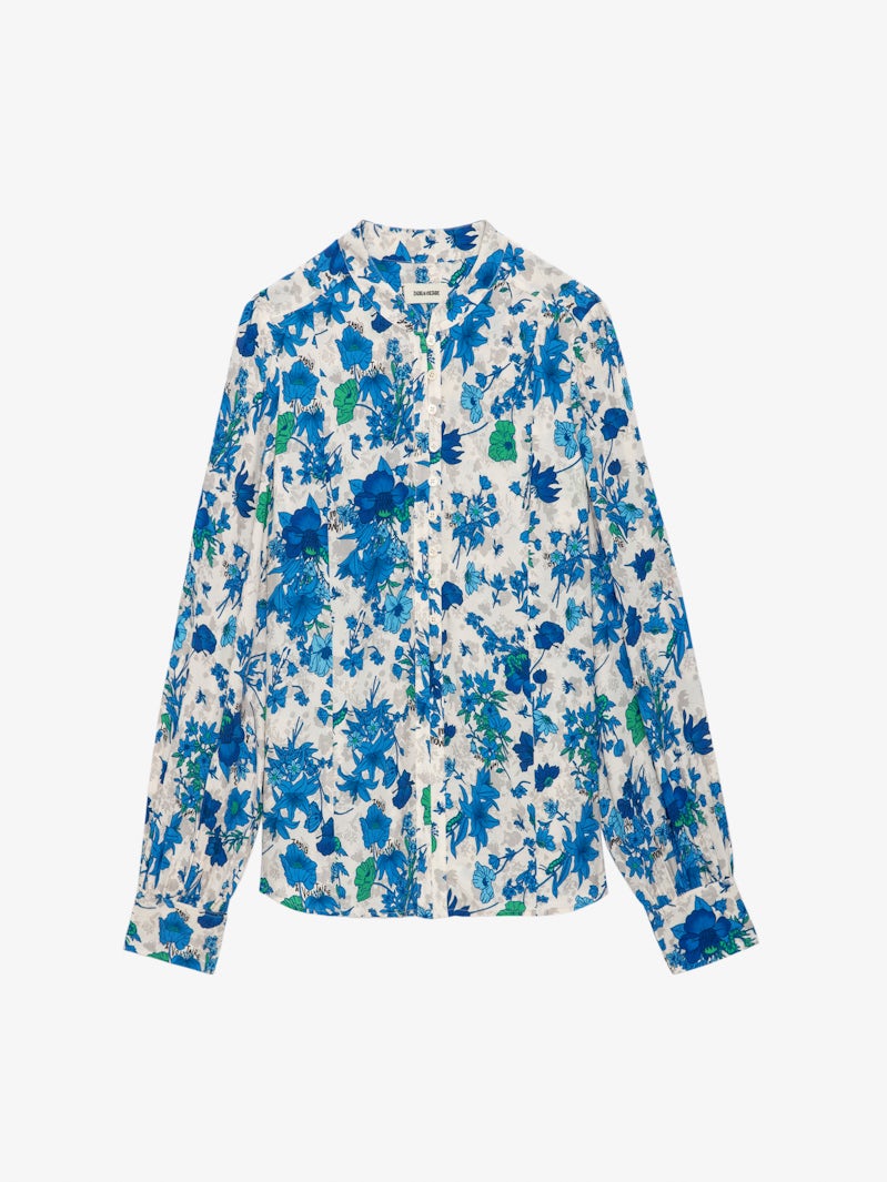 Twina CREPE GARDEN FLOWERS Blouse