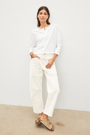 Brylie Sanded Twill Utility Pant