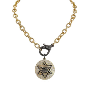 Talia Star of David Clasp Necklace